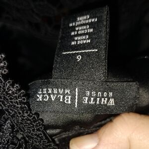 White House Black Market Elegant Black Lace Dress